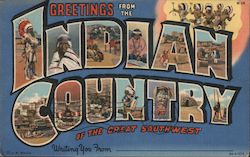 Greetings from Indian Country Large Letter Postcard Postcard Postcard