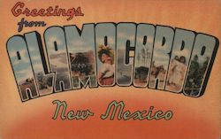 Greetings from Alamagordo New Mexico Postcard Postcard Postcard