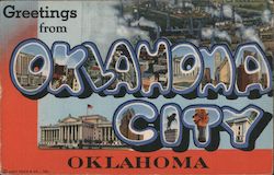 Greetings from Oklahoma City Postcard Postcard Postcard