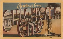 Greetings from Oklahoma City Postcard Postcard Postcard