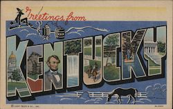 Greetings from Kentucky Postcard