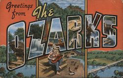 Greetings from The Ozarks Missouri Postcard Postcard Postcard