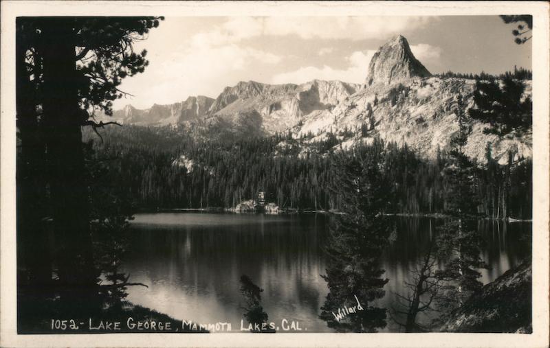 Lake George Mammoth Lakes, CA Willard Postcard