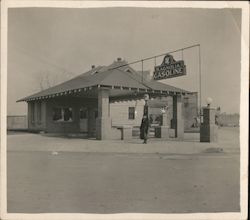 Magnolia Gas Station Roadside Original Photograph Original Photograph Original Photograph