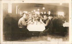 Dining Hall - many people eating Original Photograph