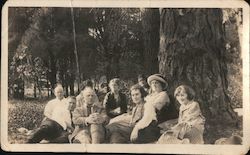 Picnic Near San Francisco General Vallejo's Daughter California Original Photograph Original Photograph Original Photograph