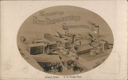 Factory of New Departure Manufacturing Company Postcard