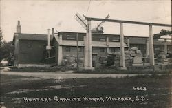 Hunters Granite Works Milbank, SD Postcard Postcard Postcard