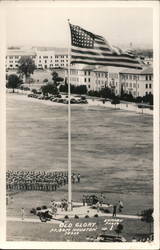 Old Glory, Fort Sam, Houston, Texas Postcard Postcard Postcard