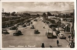 Damascus - Avenue of Beirut Postcard