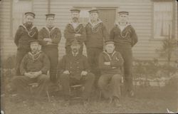 Group of British Sailors UK World War I Postcard Postcard Postcard