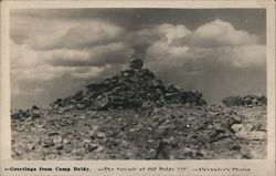 Greetings from Camp Baldy - the Summit of Old Baldy 219 Postcard