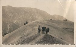 Greeting from Camp Baldy - The Narrows, Mt. Ontario in Distant Postcard