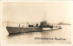 USS Submarine Nautilus Postcard