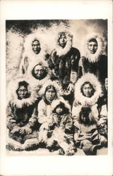 Inuit Family Kodiak, AK Postcard Postcard Postcard