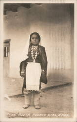 An Isleta Pueblo Girl Postcard