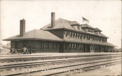 N.P. Depot Postcard