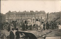 German tanks, cannons Place de la Concorde Postcard