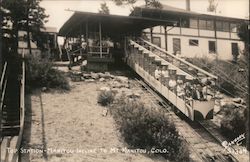 Top Station Manitou Incline to Mt. Manitou Postcard