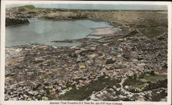 General View Dunedin, N.Z., from the air 5137 South Island, New Zealand V.E. Browne Postcard Postcard Postcard