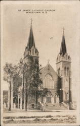 St. James CAtholic Church Postcard