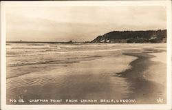 Chapman Point from Cannon Beach, Oregon Postcard Postcard Postcard