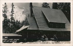 Spirit Lake Lodge Mt. St Helens Cougar, WA Postcard Postcard Postcard