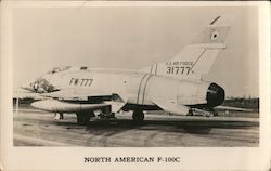 North American F-100C Super Sabre Postcard