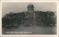 Scurry County Court House Snyder, TX Postcard Postcard Postcard