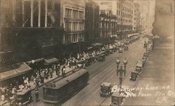 Broadway Looking North from 5th St. Postcard