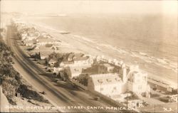 Homes of Movie Stars Santa Monica, CA Postcard Postcard Postcard