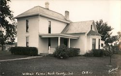 Willkie's Farm Rush County Rushville, IN Postcard Postcard Postcard