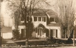 Residence of Richard Dix Beverly Hills, CA Postcard Postcard Postcard