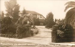 Residence of Marion Davies Postcard