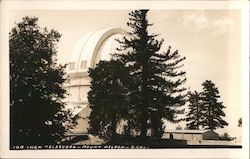 100 inch Telescope Postcard