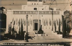 American Legion Hollywood Post California Postcard Postcard Postcard