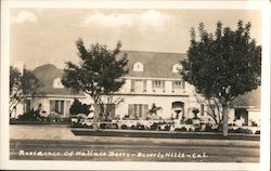 Residence of Wallace Berry Postcard