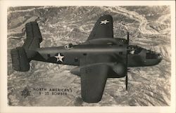 North American's B-25 Bomber Postcard