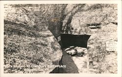 Rock Spring at Lincoln's Birthplace Hodgenville, KY Postcard Postcard Postcard