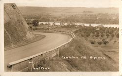 Lewiston Hill Highway Postcard