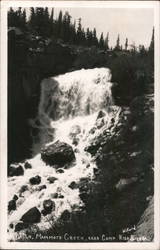 Falls at Mammoth Creek Near Camp High Sierra Postcard