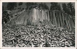 Devils Post Pile National Monument Mammoth Lakes, CA Willard Postcard Postcard Postcard