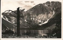 Convict Lake and Hangmens Tree in the High Sierras Postcard