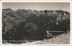 Mammoth Lakes from Mt. Mammoth California Willard Postcard Postcard Postcard