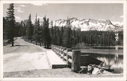 Twin Lakes and New Highway Mammoth Lakes, CA Willard Postcard Postcard Postcard