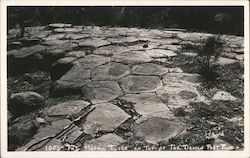 The Mosaic Floor on Top of the Devils Post Pile Postcard