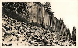 Devils Post Pile near Mammoth Lakes, California Postcard