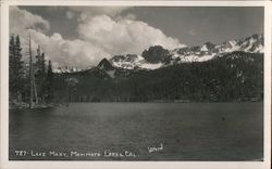 Lake Mary Mammoth Lakes Postcard