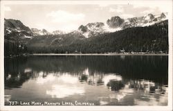 Lake Mary Mammoth Lakes Postcard