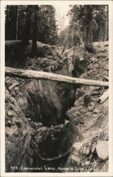 Earthquake Crack Mammoth Lakes Postcard